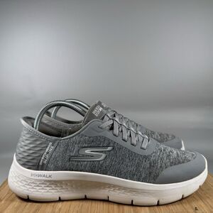 Skechers Womens Go Walk Flex Dacey 124835 Gray Running Shoes Sneakers Size 9.5